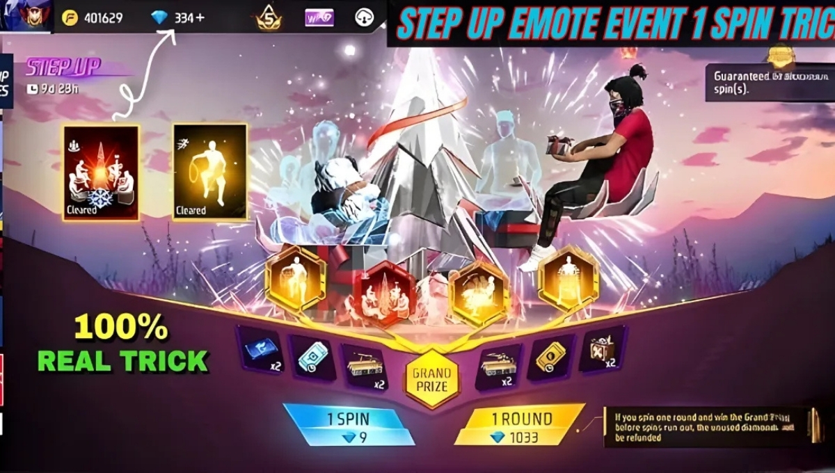 Step Up Emote Event 1 Spin Trick