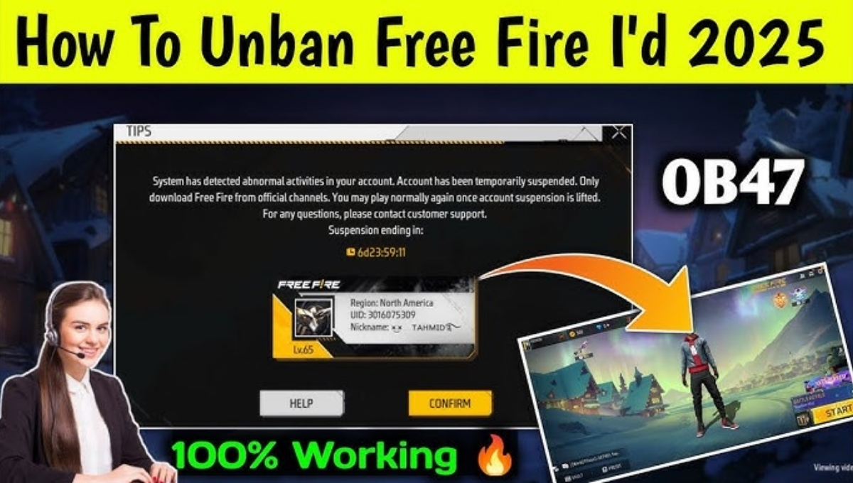 Free Fire ID Ban Remove Trick
