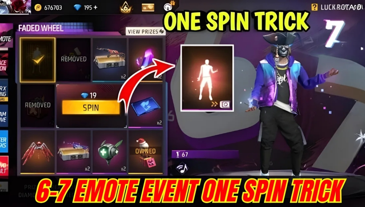 6-7 Emote Event One Spin Trick