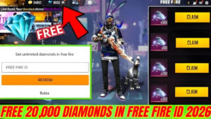 Free 20,000 Diamonds in Free Fire ID 2026: फ्री डायमंड सच या स्कैम?
