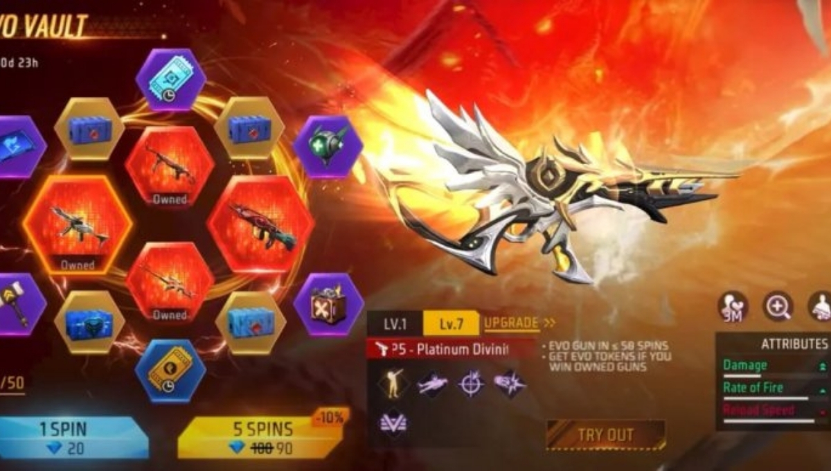 MP5 Platinum Divinity Free Fire