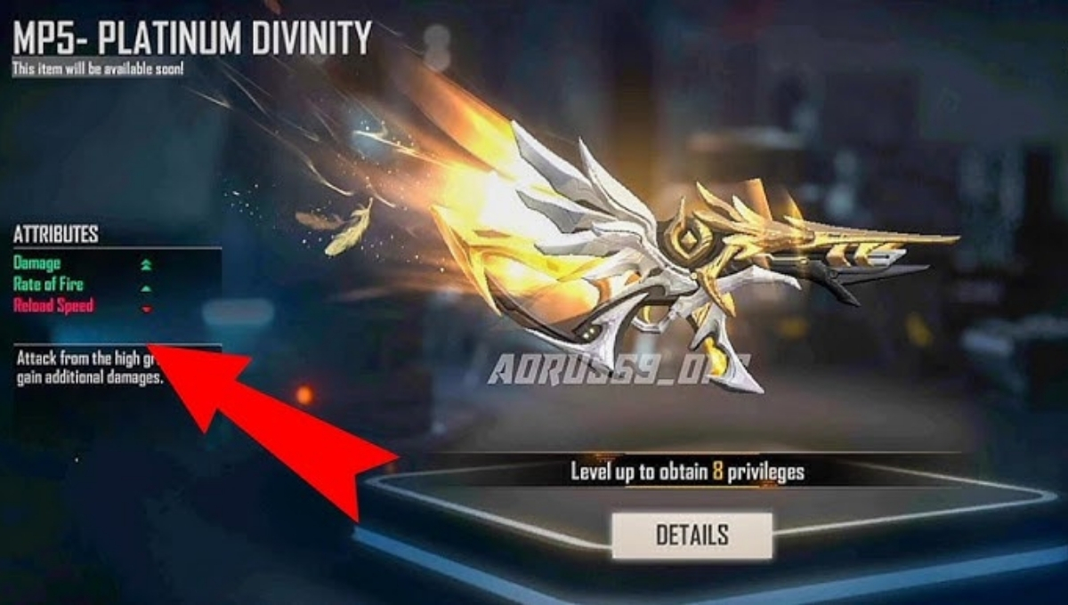 MP5 Platinum Divinity Free Fire