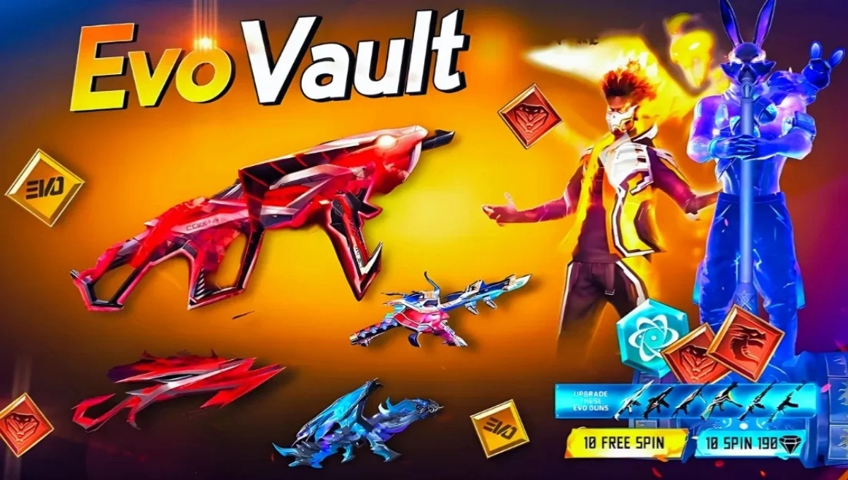 Free Fire Evo Vault Gun Skins QR Code