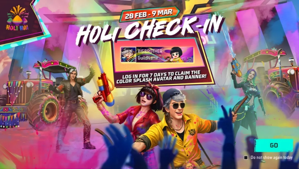 Free Fire Holi