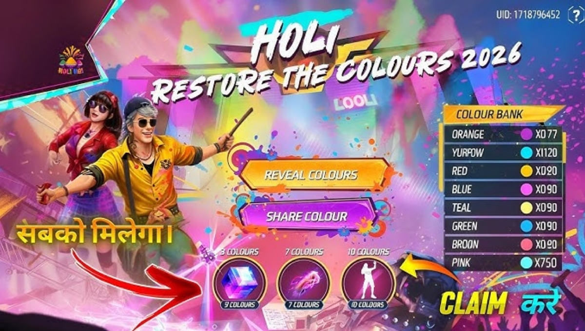 Free Fire Holi