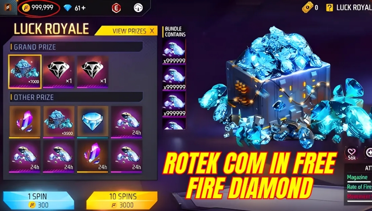 Rotek Com in Free Fire Diamond