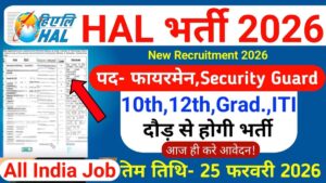 HAL Recruitment 2026 151 पदों पर सरकारी भर्ती  10वीं, 12वीं, ITI, डिप्लोमा पास के लिए सुनहरा मौका