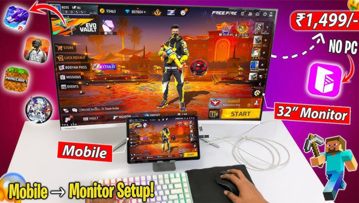 Free Fire Professional Gaming Setup