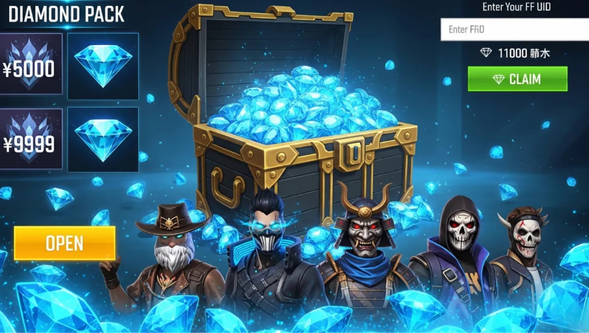 Free Fire Instant Diamonds Legal