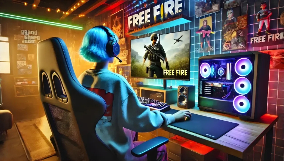 Free Fire Professional Gaming Setup
