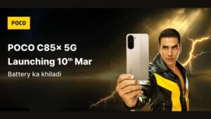 Poco C85x 5G लॉन्च: 6300mAh बैटरी और 120Hz डिस्प्ले के साथ आया नया बजट 5G स्मार्टफोन
