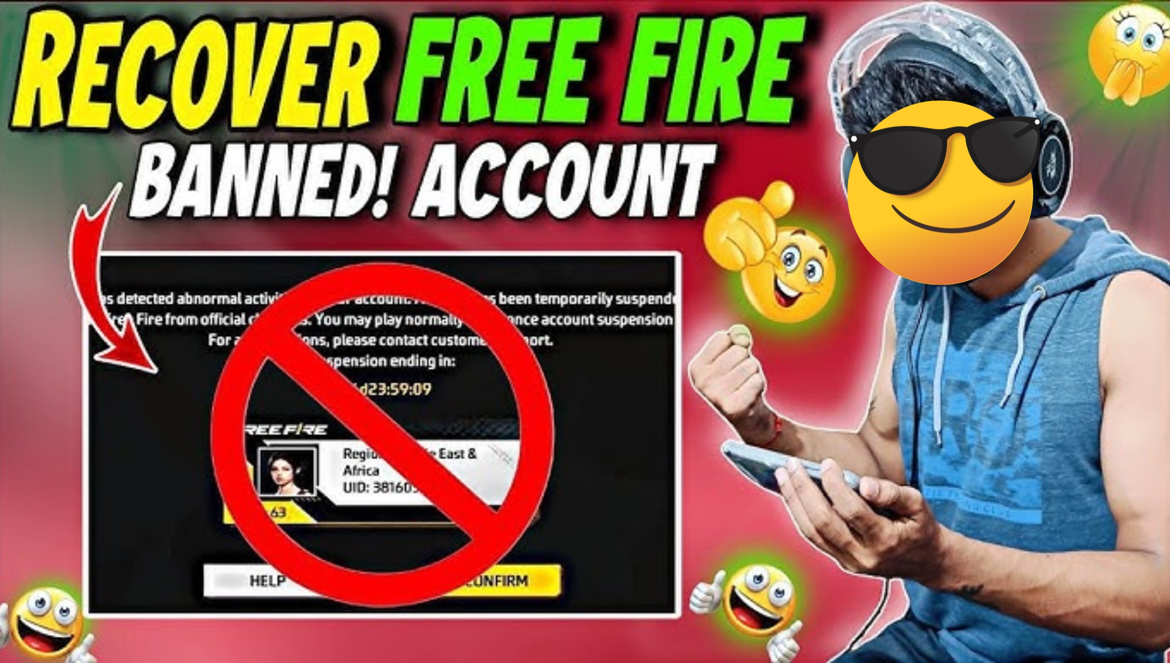 Free Fire Banned Account Fix