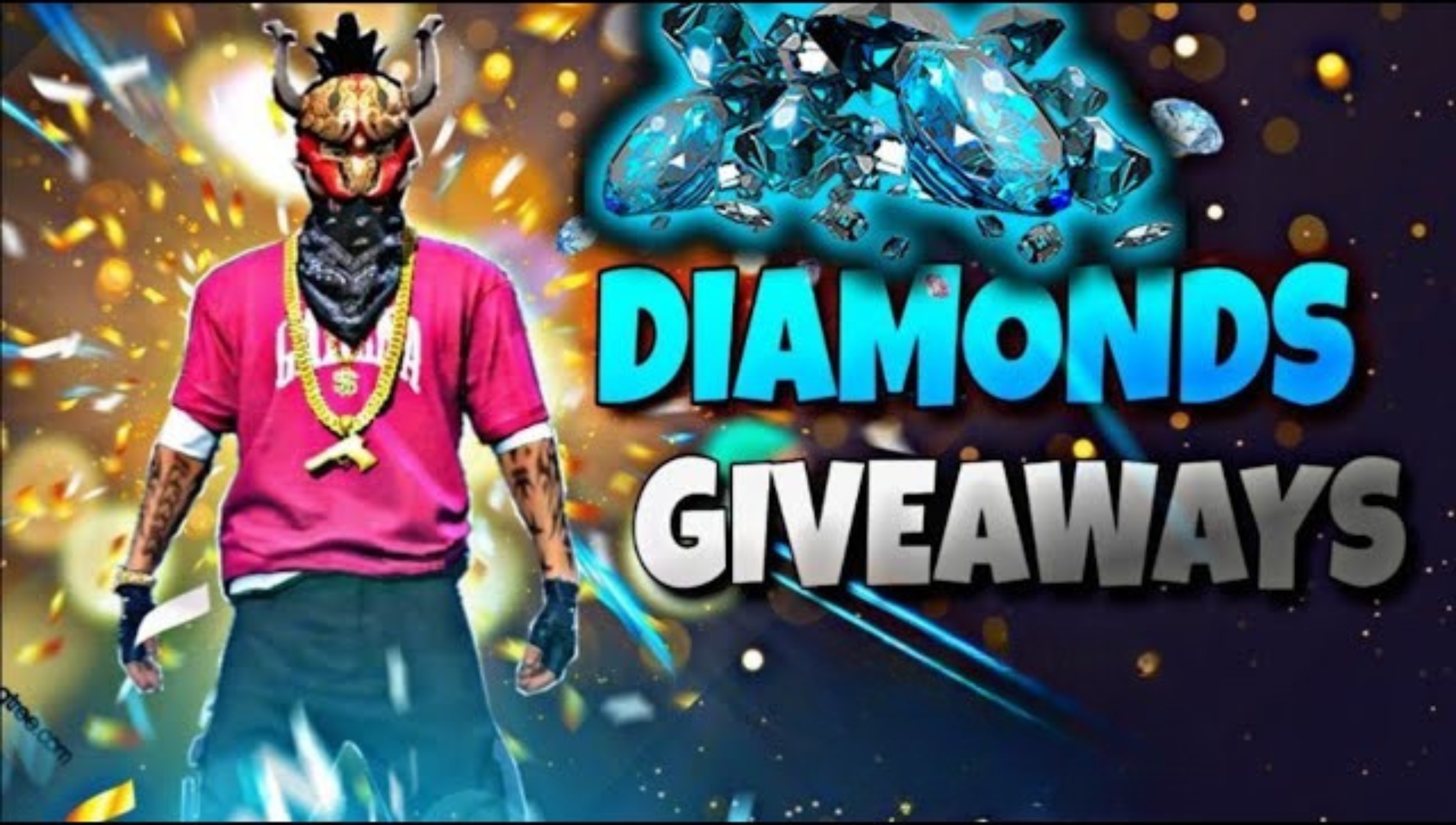 Free Fire Diamonds Giveaway