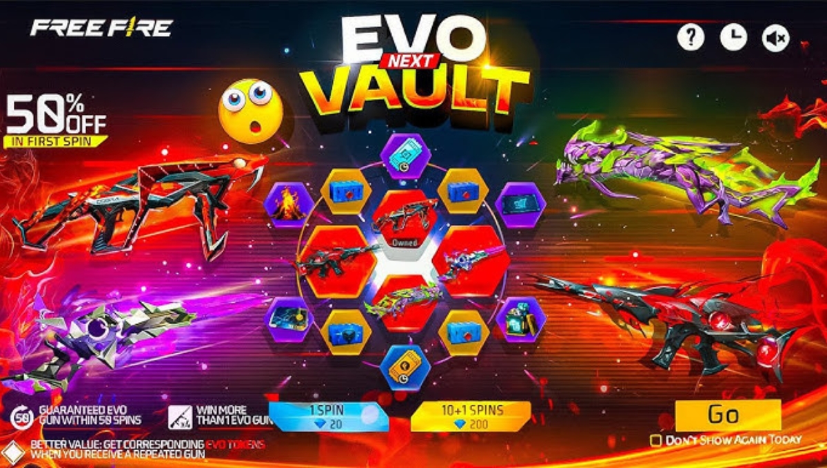 Free Fire Evo Vault Event