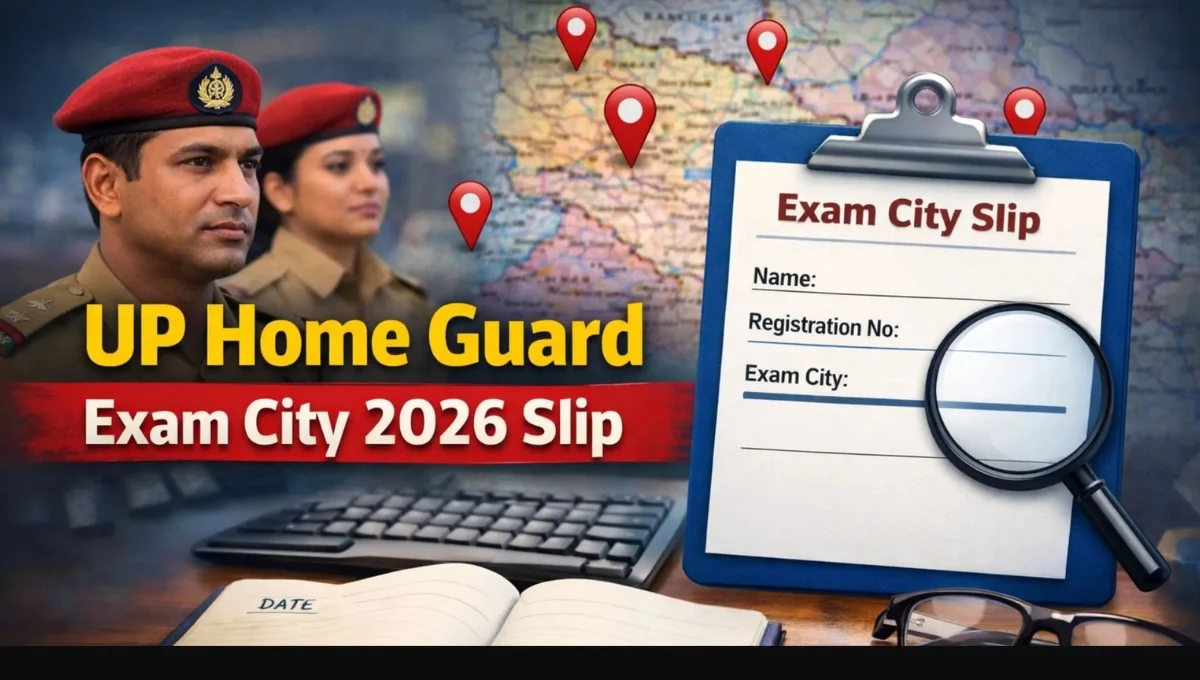 UP Home Guard Exam City Details