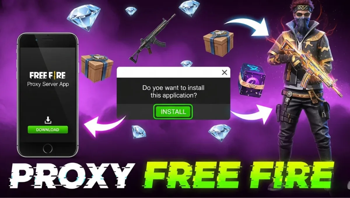 Redmod Fun FF Proxy Server Free Fire Max