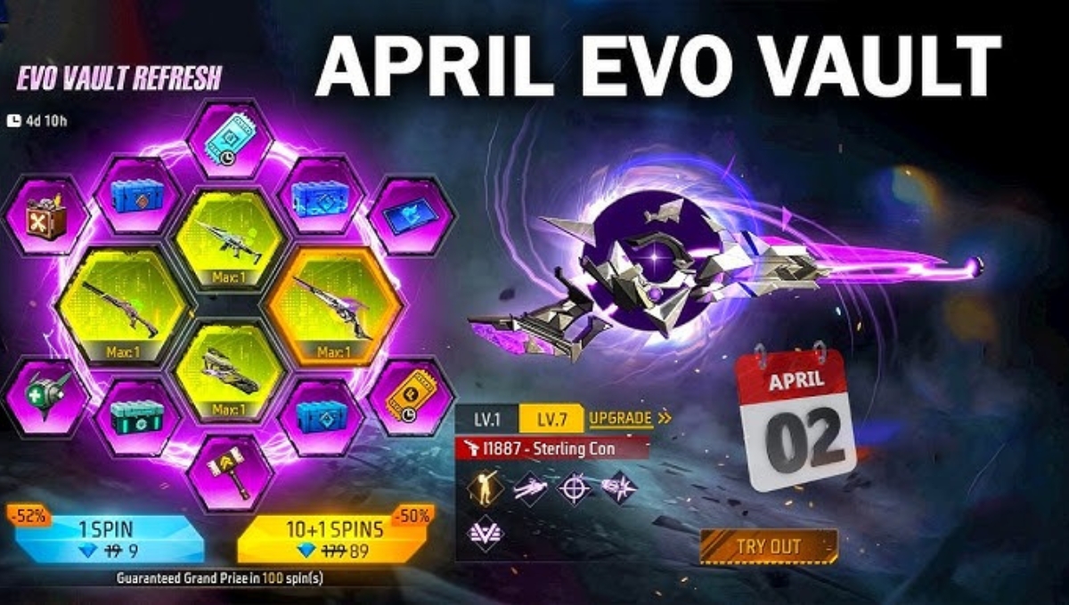 Free Fire Evo Vault Event