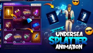 Undersea Splatter Event Free Fire 2026: 1 Spin Trick से Arrival Animation पाओ, Undersea Splatter फ्री में अनलॉक करो