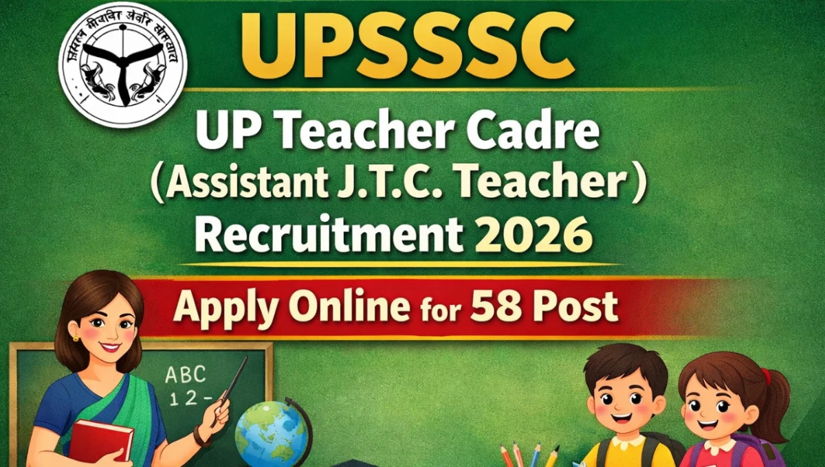 UPSSSC Teacher Cadre JTC Recruitment