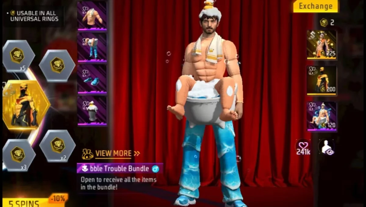 Free Fire Max Funny Ring Event