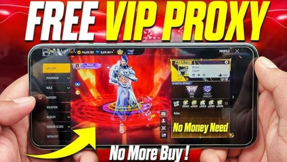 VIP Proxy Server APK Free Fire