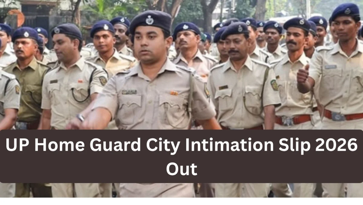 UP Home Guard Exam City Details 