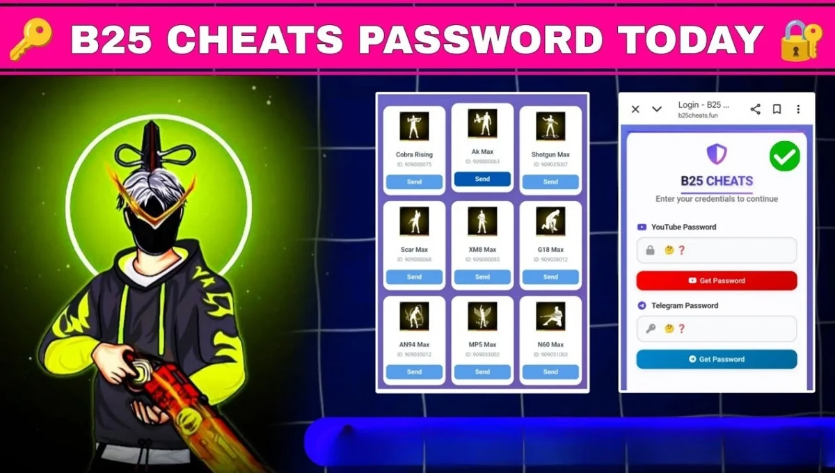 B25 Cheats Today Password Free Fire Max