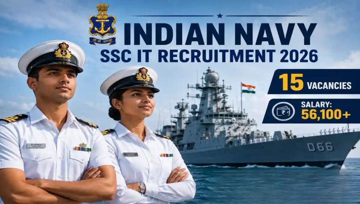 Indian Navy SSC Executive IT Recruitment