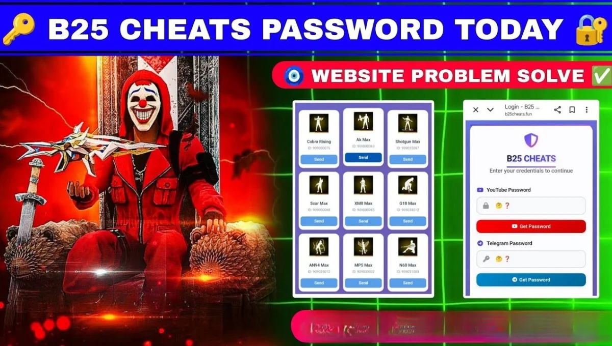 B25 Cheats Today Password Free Fire Max