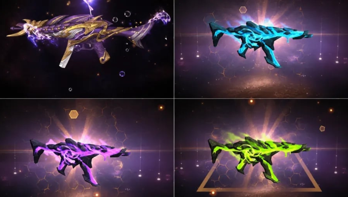  MP5 Meta Lava Gun Skin 