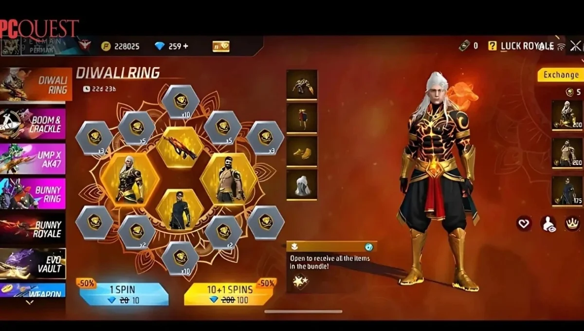 Free Fire Grim Ring Event