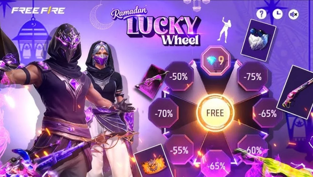 Free Fire Lucky Wheel Discount Event