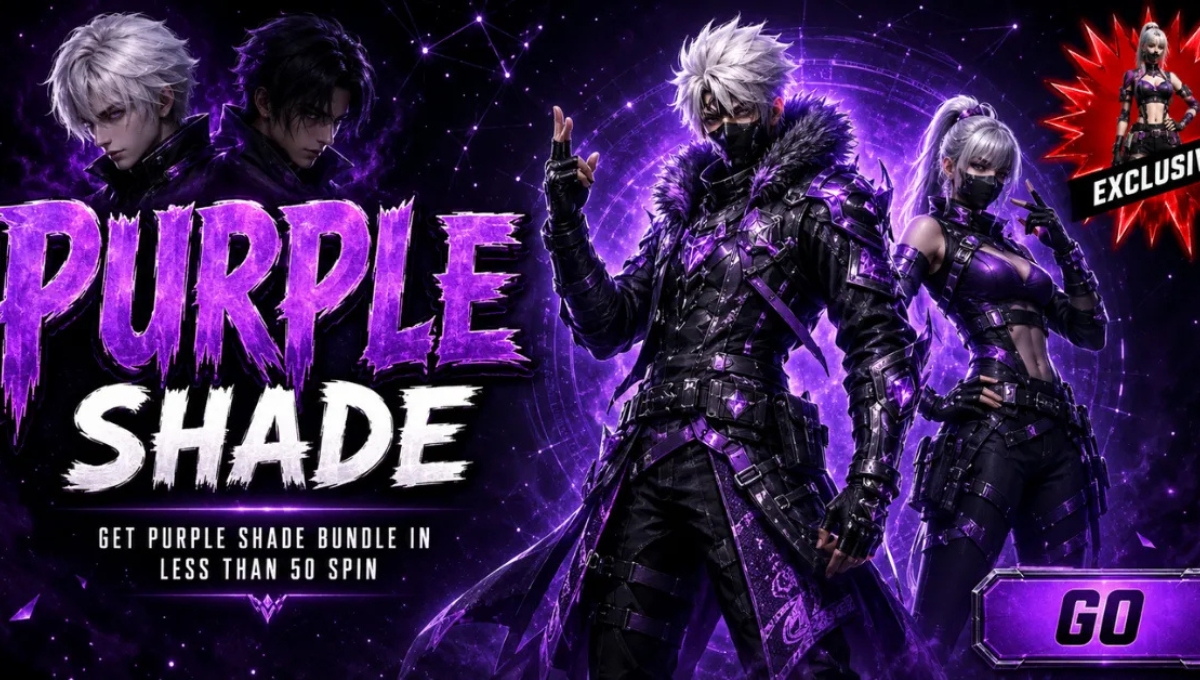 Purple Shade Bundle Free Fire