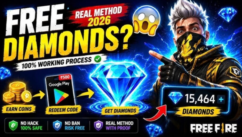 Free Fire Diamond Earning Tips