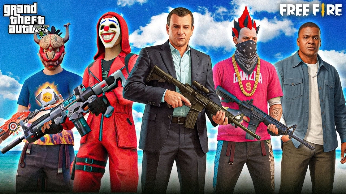 GTA 5 vs Free Fire