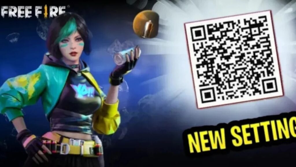 Free Fire QR Code Diamond