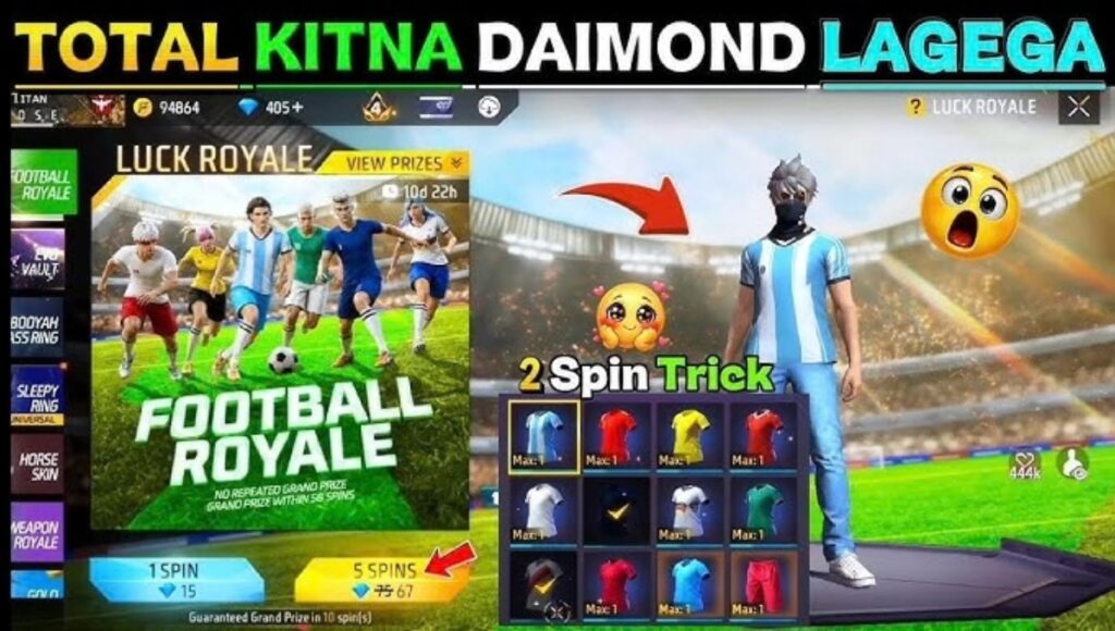 Football Royale Jersey 1 Spin Trick