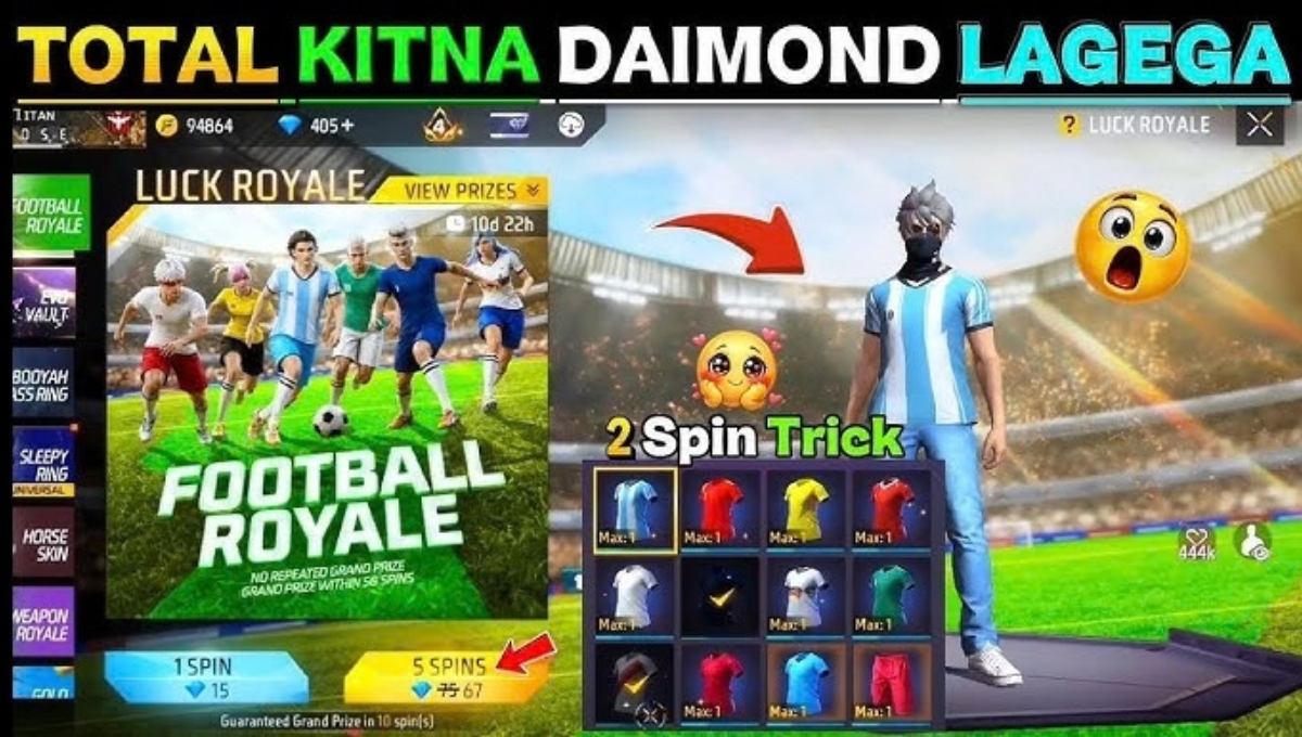 Football Royale Jersey 1 Spin Trick