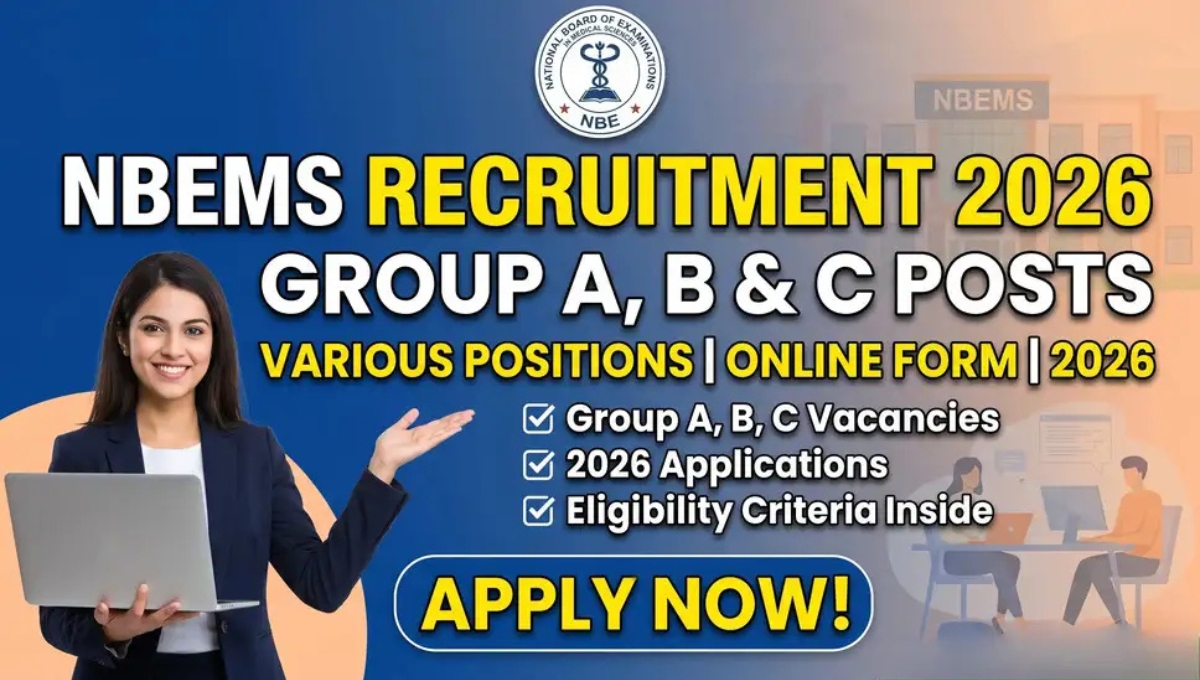 NBEMS Group A, B And C Recruitment