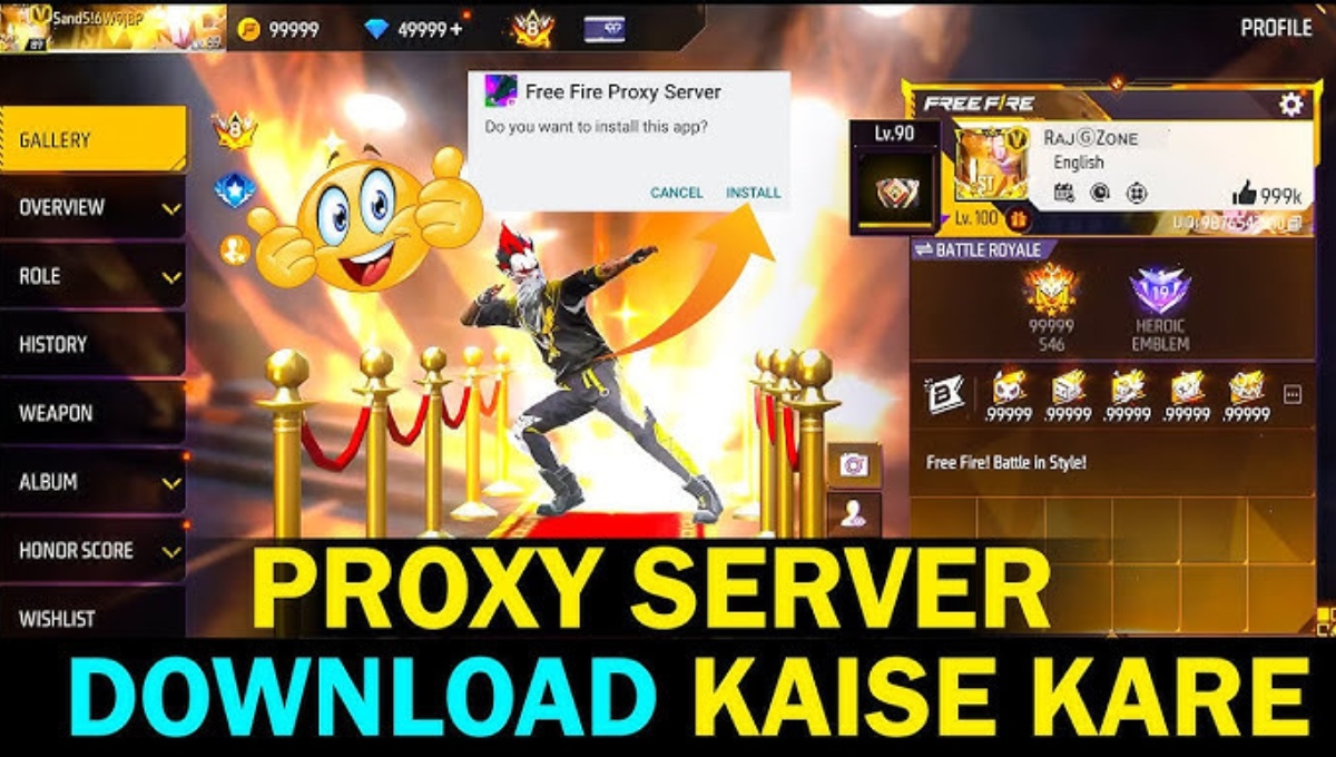 Free Fire Proxy Server APK 2.4.1 Latest Version