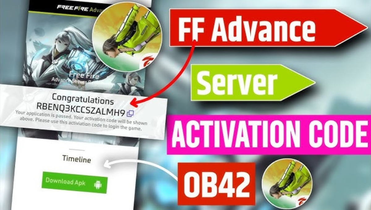 Free Fire Advance Server Activation Code Link