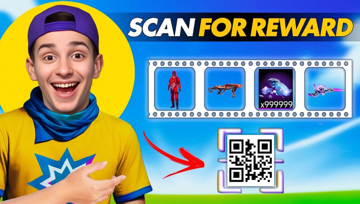 Free Fire QR Code Diamond