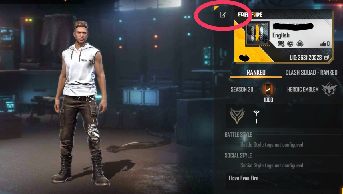 Free Fire Nickfinde