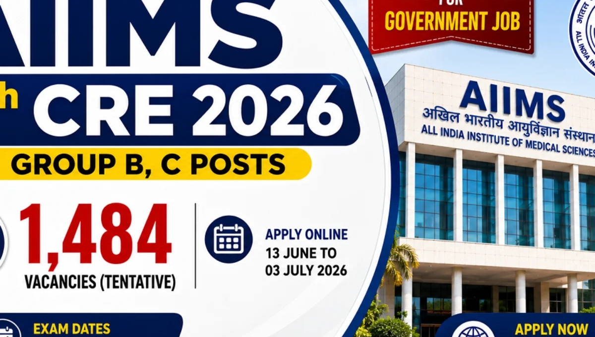 AIIMS CRE 5th Group B, C Recruitment