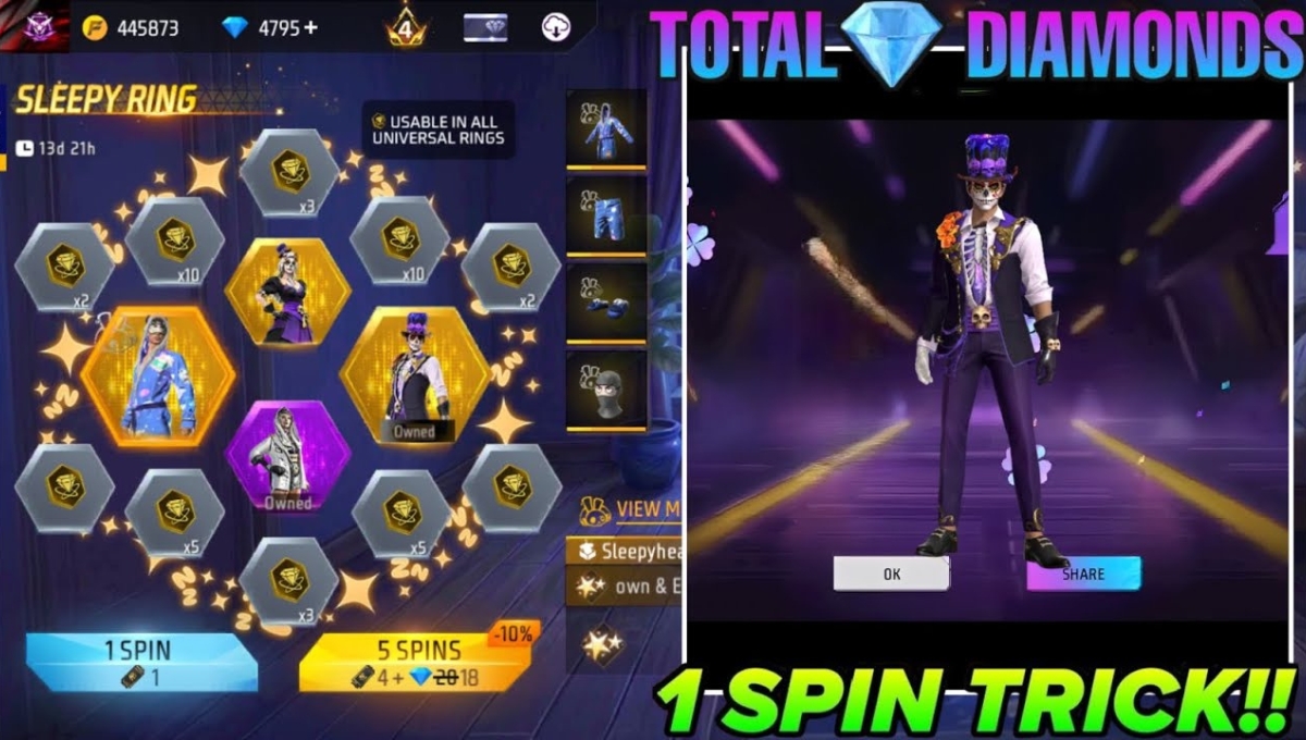 Free Fire Sleepy Ring Event
