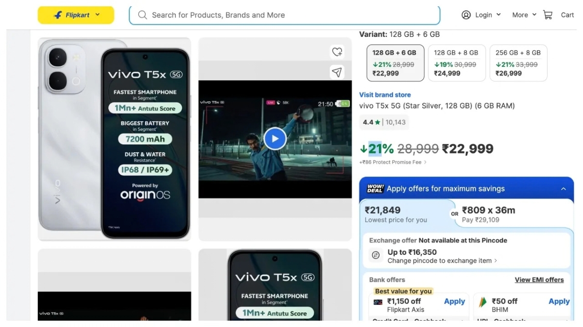 Vivo T5x 5G