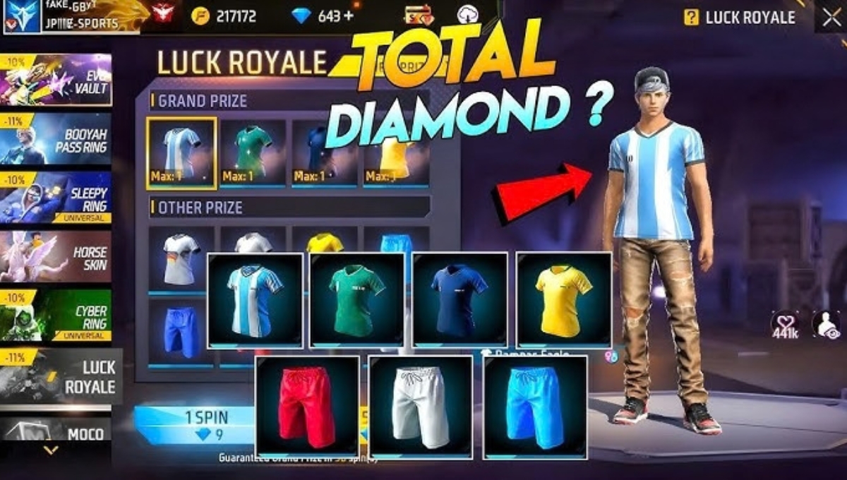Football Royale Jersey 1 Spin Trick