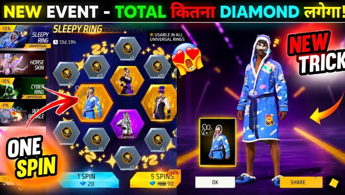 Free Fire Sleepy Ring Event
