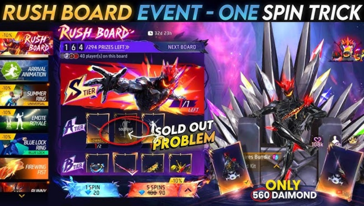 Rush Board Event Free Fire