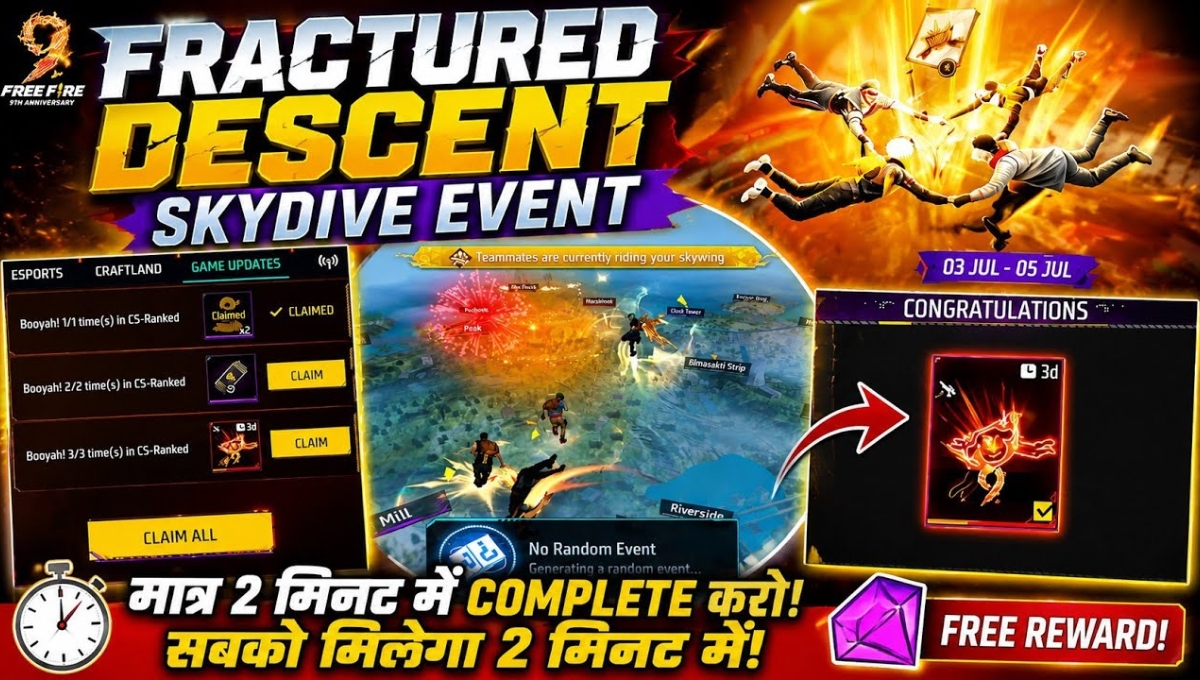 Free Fire Fractured Descent Skywing Event